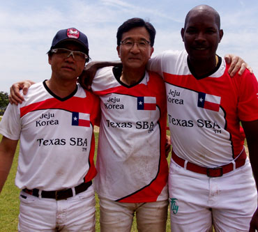 J.B. Lee, Y.J., and Jamie Demericas, Texas SBA Polo Team